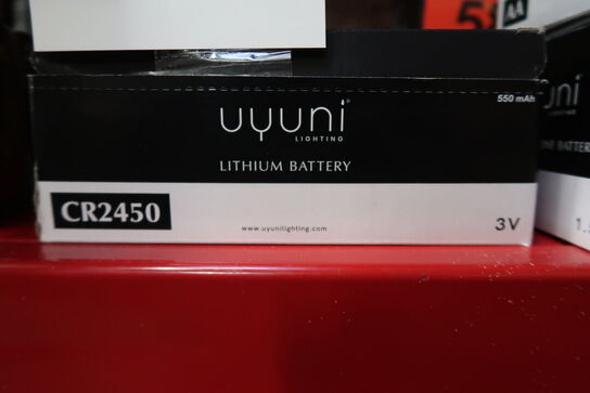 14 pk. Uyuni Lighting Lithium batteri CR2450 3V 5 stk.