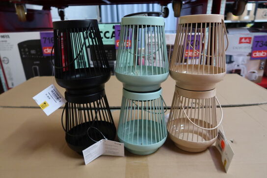 6 stk. Lanterne med solcelle 