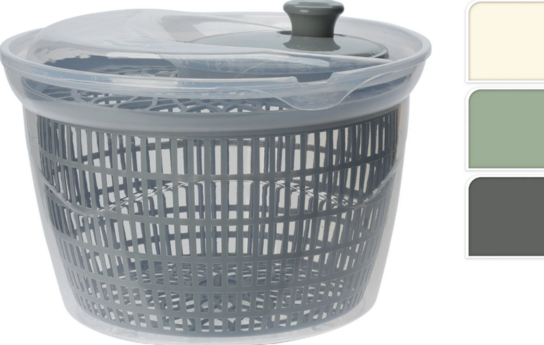 5 stk. Excellent Houseware - Salat spinner - 5000 ml ass. Farver