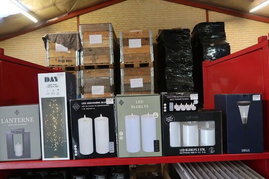 7 stk. ass. LED lys & lanterne