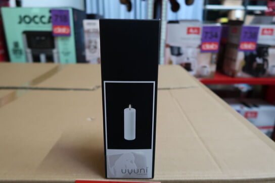 Uyuni Lighting LED bloklys hvid H15,2 cm D5,8 cm