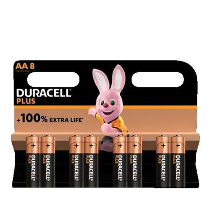 12 pk. Duracell Plus AA 8 pak