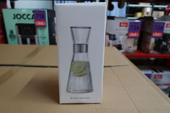 3 stk. Rosendahl Grand Cru vandkaraffel glas 0,9 liter