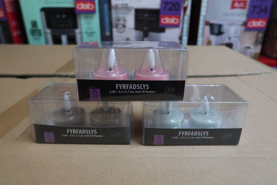 11 pk. Dacore LED Jumbo Fyrfadslys - 2 stk.