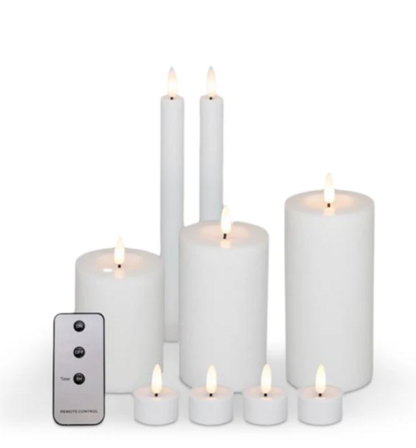 LED lys 10 dele med fjernbetjening