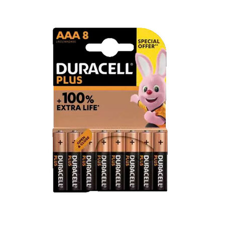 9 pk. Duracell Plus AAA 8-pak