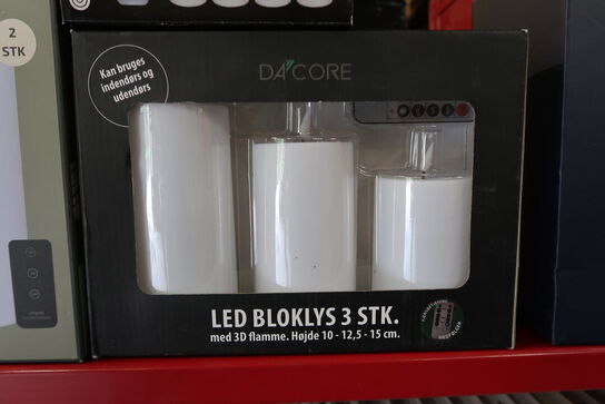 7 stk. ass. LED lys & lanterne