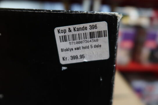 2 pk. LED Bloklyssæt - 9 dele