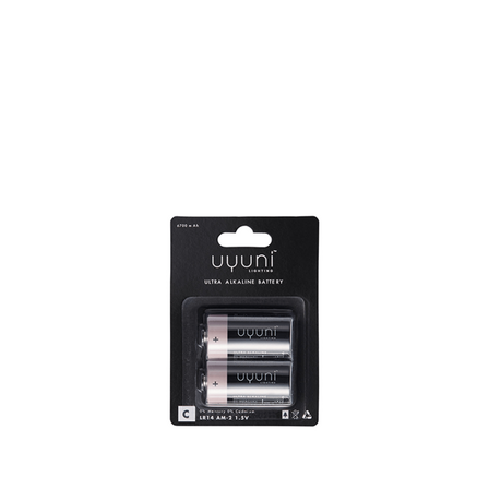 6 pk. Uyuni Lighting C batterier 2 Stk.