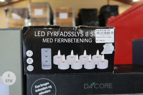 7 stk. ass. LED lys & lanterne