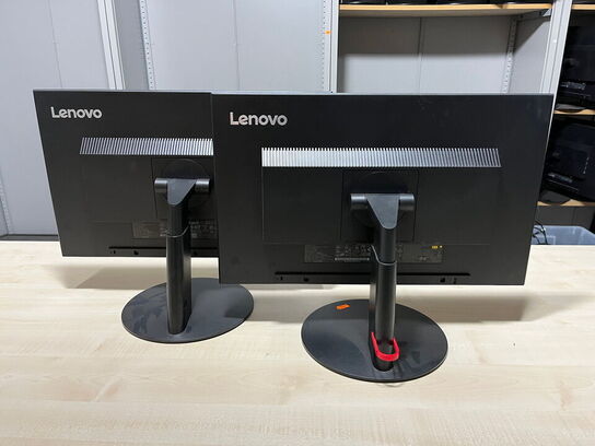 2 stk. 24" monitor, LENOVO T241-10