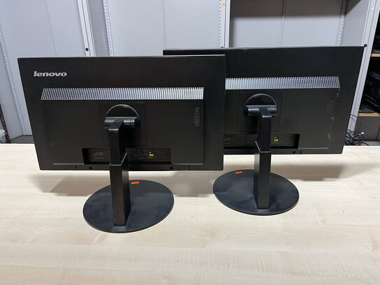 2 stk. 23" monitor, LENOVO T2324pA