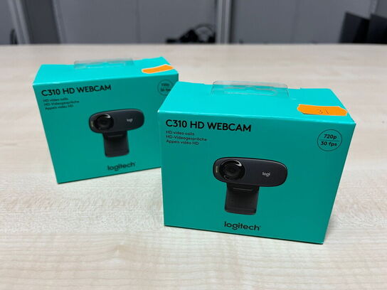 2 stk. HD Webcam, LOGITECH C310 