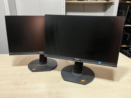 2 stk. 24" monitor, PHILIPS 241B7Q