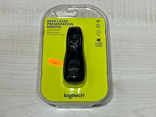 2 stk. Laser pegepinde, KENSINGTON og LOGITECH