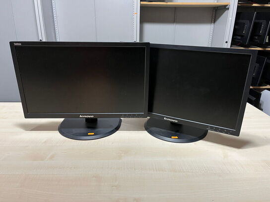 2 stk. 24" monitor, LENOVO LT2323pwA