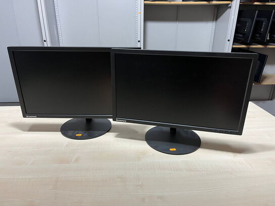 2 stk. 24" monitor, LENOVO T242pA