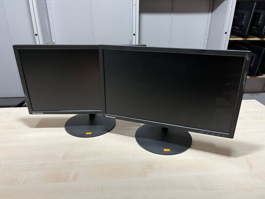 2 stk. 23" monitor, LENOVO T2324pA