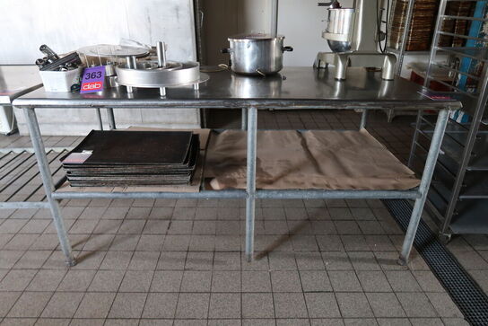Rustfri stålbord 