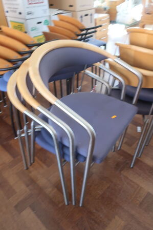 6 stk. stole HANSEN&SØRENSEN