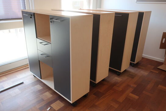 4 stk. reoler EFG