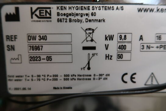 Opvaskemaskine KEN DW 340 (IKKE KOMPLET)