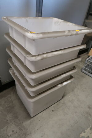 5 stk. Affaldsspande 55 ltr.