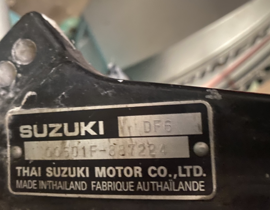 Suzuki påhængsmotor DF6