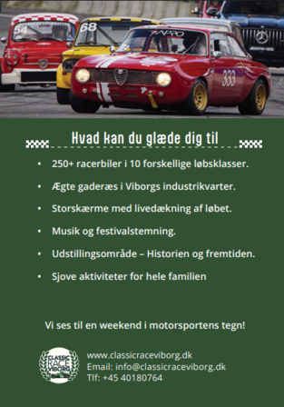 VIP Telt på 54 m² med plads til 32 siddende gæster - Classic Race Viborg 2025