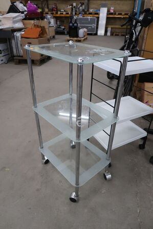 Chair, stool and 2 pcs. trucks