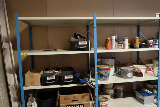 Indhold på lagerreoler (lagerreoler medfølger ikke)