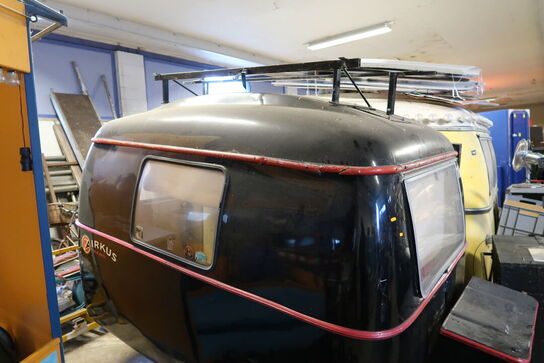 Billetvogn med kasse lysskilt (momsfri)(læs beskrivelse)