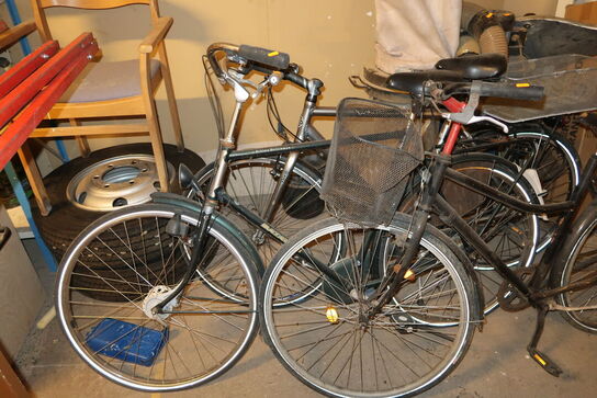 3 stk. citybikes