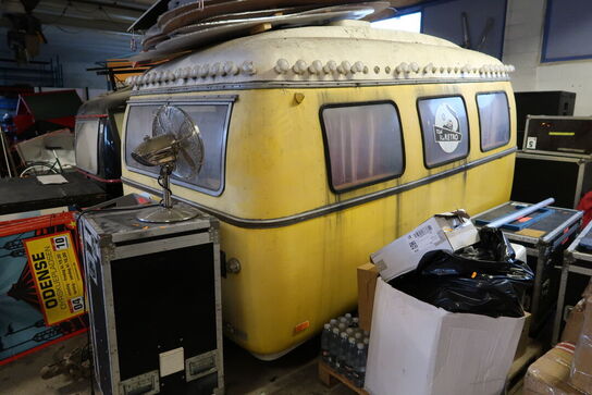 Campingvogn med div. Lamper, lys m.m. (momsfri)(læs beskrivelse)