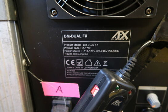 Palle med sæbeboblemaskine AFX LIGHT BM-DUAL FX m.m.