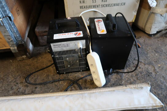 2 stk. varmeblæsere HEATMAX