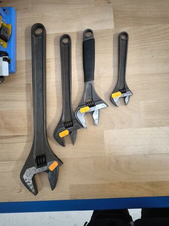 4 stk. svensknøgler