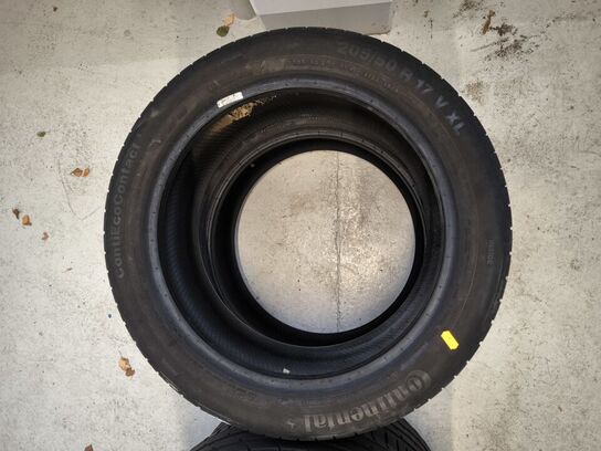 2 stk. sommerdæk CONTINENTAL 205/50 R 17 V XL