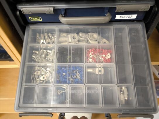 Sortimentskaseer med indhold