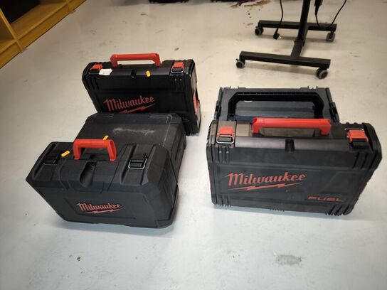 5 stk. værktøjskasser (tomme)