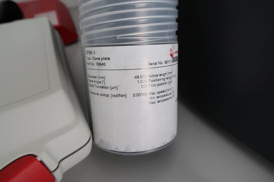 Rheometer ANTON PAAR MCR 72 med div. Udstyr