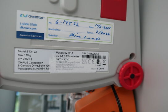 Præcisionsvægt OHAUS STX123