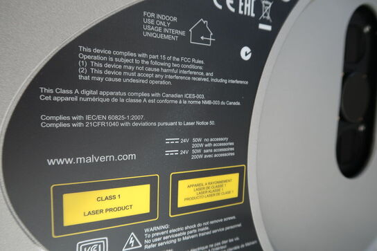 Laser Diffraction Particle Size Analyzers MALVERN mastersizer 3000