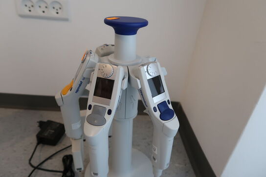 Stativ med 4 stk. pipetter EPPENDORF