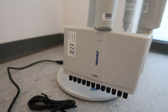 Stativ med 4 stk. pipetter EPPENDORF