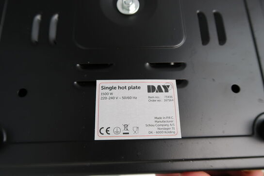 Kogeplade DAY Single Hot Plate