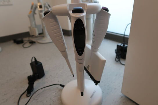 Stativ med 4 stk. pipetter SARTORIUS
