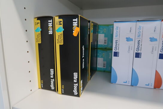 Div. Engangshandsker ABENA, THULE samt laboratorieudstyr