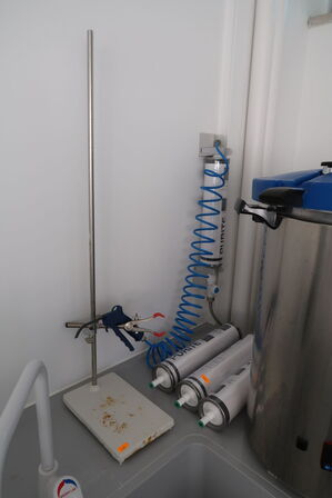 Trykluftpistol med filtre PURITE