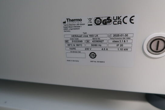 CO2 Incubator THERMO SCIENTIFIC HERACELL VIOS 160i